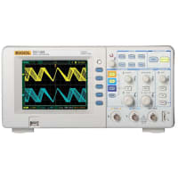 RIGOL Technologies Scope, 100 MHz, 2 analog channels and 16 digital channels, 1 GSa/s