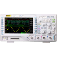 RIGOL Technologies Oscilloscope, 70MHz, 4 Analog+16 Digital Channels, Source Available