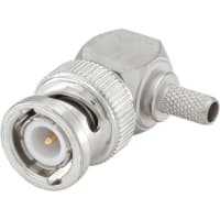 Rosenberger RF Coaxial Connector, 50 Ohm, In-Series, BNC Right Angle Plug, BNC Series