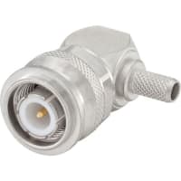 Rosenberger RF Coaxial Connector, In-Series, TNC Right Angle Plug, RG 142, TNC Series