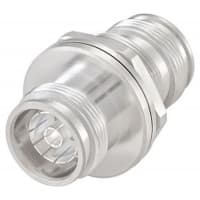 Rosenberger RF Adaptor, In-Series, 4.3-10 Jack to 4.3-10 Jack, Round Flange, 4.3-10 Series