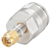 Rosenberger RF Adaptor, Inter-Series, SMA Plug to 4.3-10 Jack, Straight, 4.3-10 SMA Series