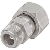 Rosenberger RF Adaptor, Inter-Series, Type N Jack to 4.3-10 Plug, Straight, 4.3-10 N Series