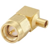 Rosenberger RF Coaxial Connector, SMA Right Angle Plug, Solder, UT 85 RTK-FS 085, SMA Serie