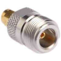 Rosenberger RF Adaptor, Inter-Series, SMA Plug to Type N Jack, Straight, Type N SMA Series