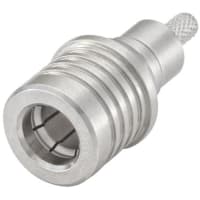 Rosenberger RF Coaxial Connector, QMA Straight Plug, Solder Crimp, RG 174, QMA Series