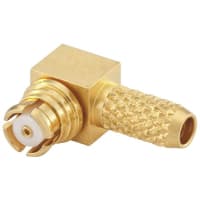 Rosenberger RF Connector, In-Series, SMP Right Angle Jack, Solder Crimp, RG 174, SMP Series