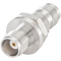 Rosenberger RF Adaptor, 50 Ohm, TNC Jack to TNC Jack, Straight, Round Flange, TNC Series