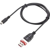 Rosenberger RF Cable Assembly, USB 2.0A Male to USB 2.0 Mini USB, Straight Plug, 800mm