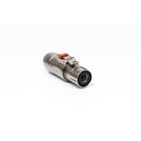 Amphenol Technical Cable Plug, Female, 1 Pole, IP67, For 1/0 AWG, X Coded, Powerlok 300 Series