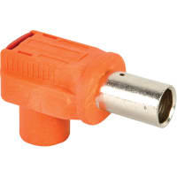 Amphenol Technical Conn, 10mm, for 50 sq mm Cable, Tubular Lug w/Locking Feat.200A, Orange