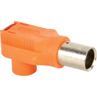 Amphenol Technical Conn, 8.0mm, for 50 sq mm Cable, Tubular Lug w/Locking Feat., 200A, Orange