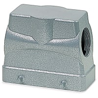 Russellstoll by ABB Side entry double post hood, NPT entry-1 Inch x 3/4 Inch