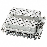 Russellstoll by ABB Female screw terminal insert. For use with A series, 32 contacts with ground.