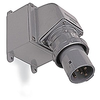 Russellstoll by ABB MaxGard Male Inlet w/Angle Adapter, 200A, 4 Pole 5 Wire, 30Y 277/480V, 60Hz