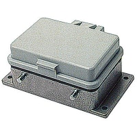 Russellstoll by ABB Double post panel base with access cover for use with series A32 and D50.