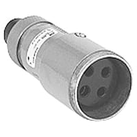 Russellstoll by ABB FS/FD Metallic Connection, 15A, 600VAC-250VAC, AlumFemale Connector, 3Pole4Wire