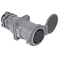 Russellstoll by ABB MaxGard Female Connector w/Control Contacts, 100A, 4Pole5Wire, 30Y 277/480V, 60Hz