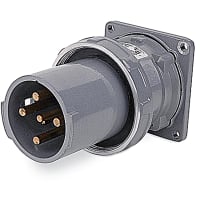 Russellstoll by ABB MaxGard Male Inlet, 30 Amp, 3 Pole 4 Wire, 125/250V, 60Hz