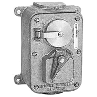 Russellstoll by ABB FS/FD Mechanically Interlocked Brass Receptacle, 2 Pole 3 Wire, 5/8"Bushing ID