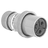 Russellstoll by ABB FS/FD Watertight Plug, 20 Amp, 600VAC, C, Reverse Service