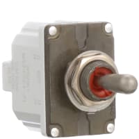 Safran Electrical & Power Switch, Toggle, 2 Pole, ON-OFF-ON, 15A, 115VAC, Sealed, Screw Terminal, MS24524-21