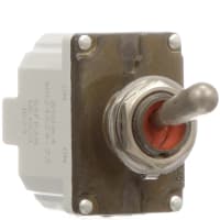 Safran Electrical & Power Switch, Toggle, 2 Pole, ON-NONE-ON, 15A, 115VAC, Sealed, Screw Terminal, MS24524-23