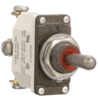 Safran Electrical & Power Switch, Toggle, 1 Pole, (ON)-OFF-(ON), 11A, 115VAC, IP68 Sealed, Screw Terminal