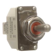 Safran Electrical & Power Switch, Toggle, 1 Pole, ON-OFF-(ON), 15A, 115VAC, Sealed, Screw Terminal, MS24523-31