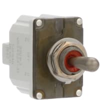 Safran Electrical & Power Switch, Toggle, 2 Pole, ON-OFF-(ON), 11A, 115VAC, Sealed, Screw Terminal, MS24524-31