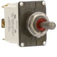 Safran Electrical & Power Switch, Toggle, 2 Pole, ON-OFF-ON, 15A, 115VAC, IP68 Sealed, Screw Terminal