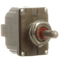 Safran Electrical & Power Switch, Toggle, 2 Pole, ON-ON-(ON), 11A, 115VAC, Sealed, Screw Terminal, MS27407-5