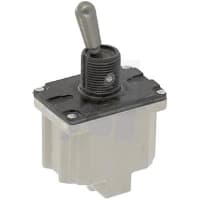 Safran Electrical & Power Switch, Toggle, 2 Pole, NONE-OFF-(ON), 11A, 115VAC, Sealed, Screw Terminal, MS24524-28