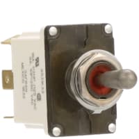 Safran Electrical & Power Switch, Toggle, 2 Pole, ON-OFF-(ON), 11A, 115VAC, IP68 Sealed, Spade Terminal