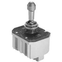 Safran Electrical & Power Toggle Switch, 4 Pole, ON-NONE-ON, Sealed, 115VAC, 15A, Screw Terminal, MS24660-23D