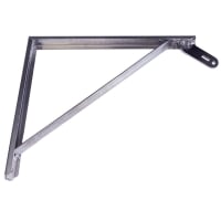 Schaefer Accessory, Adj. Wall Mount Bracket, 20"- 24" Schaefer CFO Fans, Stainless Steel