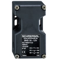 Schmersal Safety Sensor, Coded Magnet, 1) NO & 2)NC Contacts, Front Actuation