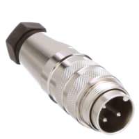 Amphenol Tuchel Industrial Connector circular din str male cable conn 3din silver pltd solder contact ip67