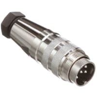 Amphenol Tuchel Industrial Connector circular din str male cable conn 6din silver pltd solder contact ip67