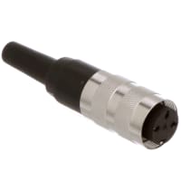 Amphenol Tuchel Industrial Connector 3 Female 20 to 26 AWG 6 mm 300 V 5 A Die Cast, C091 A Series