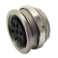 Amphenol Tuchel Industrial Connector 3 Female 20 to 26 AWG 6 mm 300 V 5 A Die Cast, C091 A Series