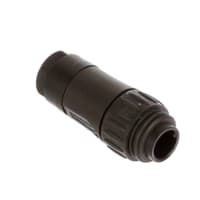 Amphenol Tuchel Industrial Circular Plastic Male Cable Connector, For 6+Gnd Crimp cont Black