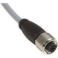 Amphenol Tuchel Industrial Connector, 22 AWG, 2, 5 m, TPU, PVC, 4 A @ +40 C, 30 VAC/VDC, 4, -25 to +85 C