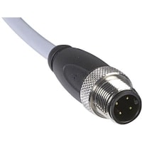 Amphenol Tuchel Industrial Connector, 22 AWG, 2, 5 m, TPU, PVC, 4 A @ +40 C, 30 VAC/VDC, 4, -25 to +85 C