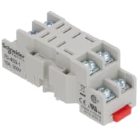 Schneider Electric/Legacy Relays Relay Socket 8 Pin 2 Pole 10 A 300 V 2000 VRMS Screw DIN Rail/Panel Mount