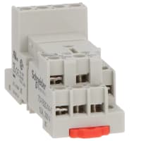 Schneider Electric/Legacy Relays Relay Socket, 4 Pole, 4PDT, ICE-CUBE, DIN/PANEL, IP20 SOCKET