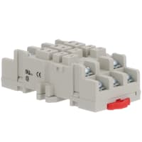 Schneider Electric/Legacy Relays Relay Socket, 11 Pin, 3 Pole, 15 A, 300V, DIN and Panel Mount