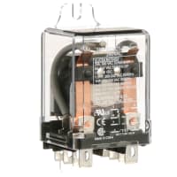 Schneider Electric/Legacy Relays Relay, E-Mech, Gen-Purp, DPDT, 25A, Ctrl-V 240AC, Vol-Rtg 300AC, Side Flange