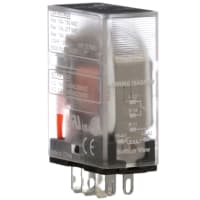 Schneider Electric/Legacy Relays RELAY, POWER, ICE CUBE, PLAIN COVER, SPDT, SOLDER/PLUG-IN, 15 AMP, 120VAC