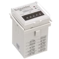 Schneider Electric/Legacy Relays Time Delay Relay, Multi-Function, DPDT, 0.1Sec. to 9990Hrs., 12A, 12-240VAC/VDC, Octal